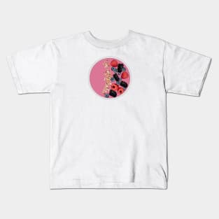 Pink Smoothie Bowl Kids T-Shirt